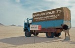 raid Afrique1973 le L64 près de la balise Mission Tchad