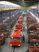 Berliet Bourg montage véhicules incendie 1970