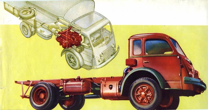 Ancien depliant Camion de Pompier Renault & Berliet équipé avec Salamandre 