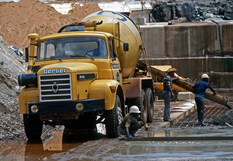 Berliet GBH260 chantier Côte d'Ivoire