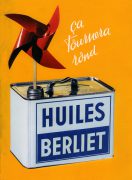 Publicité Huiles Berliet 1956