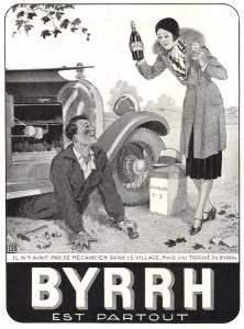 pub alcool Byrrh 1930